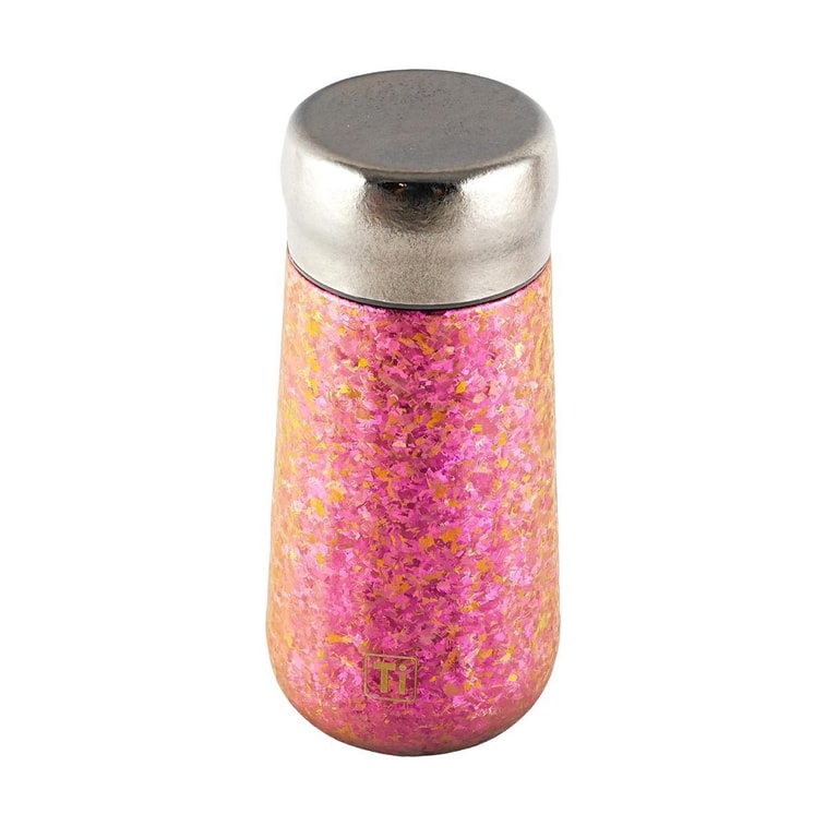 ライトラグジュアリー純チタン製サーマルカップ（グローイングピンク）、10.14液量オンス 6