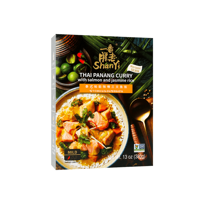 Thai Panang Curry with Salmon and Jasmine Rice, 13.4oz