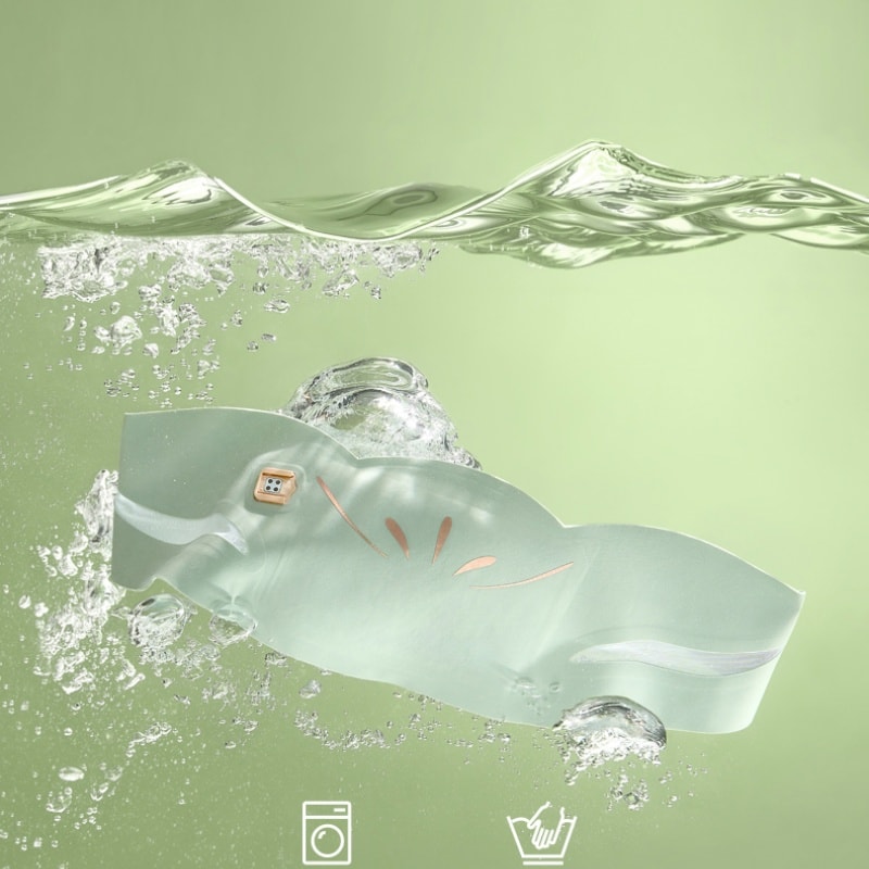 【中国直邮】 飞乐思 暖宫腰带大姨妈神器痛经暖腰护腰带加热腹带  绿意明媚 一个装