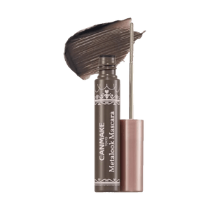 Metalook Mascara, 0.14oz. #03 Sweet Black -  Ultra-Fine Comb Clump-Free Volumizing Curling Waterproof Sweat-Resistant