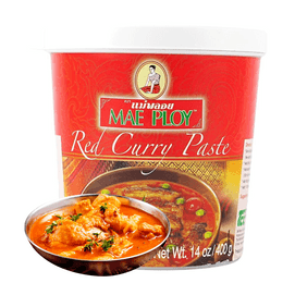 Red Curry Paste , 14 oz【Spicy Taste, For various meats】【No MSG , NO Preservative】