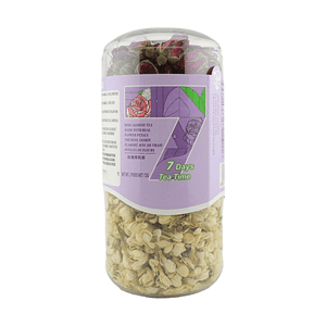 唯吾知足 #9玫瑰茉莉茶 72g【双层罐装】【真花花瓣】