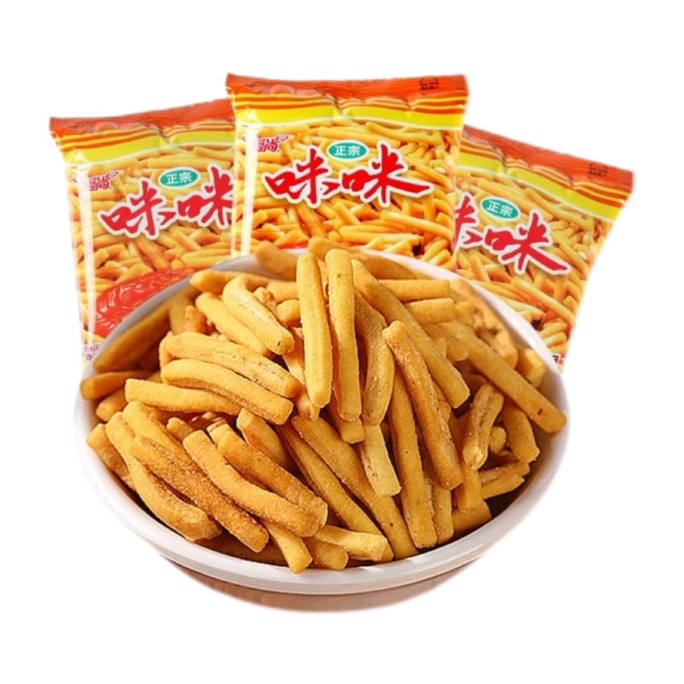 【中国直邮】 爱尚 虾条薯条蟹味小包装办公室解馋小零食休闲食品大礼包{10g*10包}