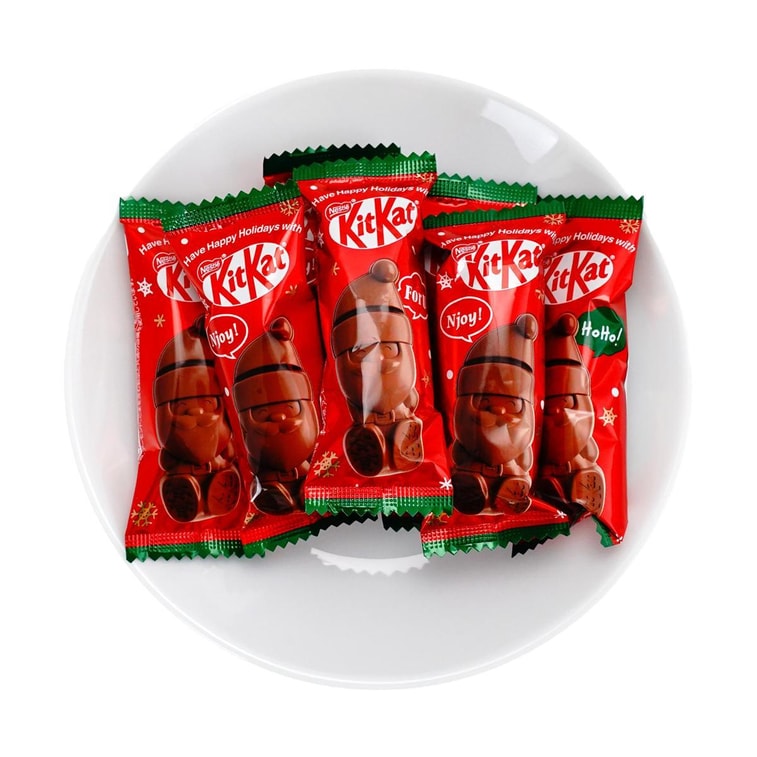 킷캣 크리스마스 산타 트리 선물 상자, 초콜릿 웨이퍼 비스킷, 8개입 [한정판] 10