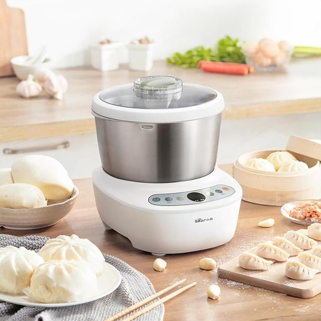 Automatic Dough Mixer, 169.07 fl oz, Stainless Steel Electric Fermentation Dough Kneader