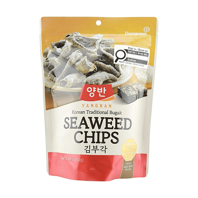 韩国 海苔脆片 原味 50g 【传统工艺】【香脆可口】