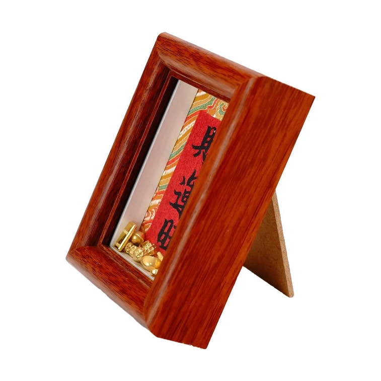 灵隐祈福 马年摆台 玄关桌面摆件 手写书法小摆件 新年礼物装饰 财运旺 3