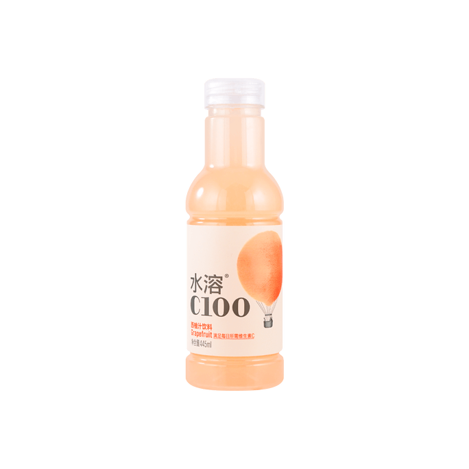 C-100 Grapefruit Flavor Juice Water 445ml