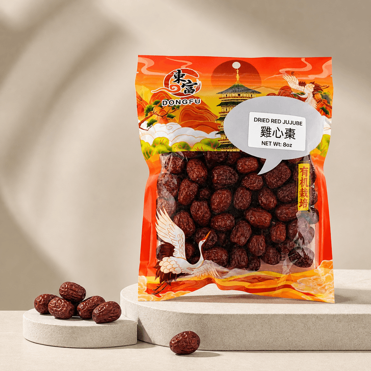 유기농 재배 건조 홍대추 8oz 1