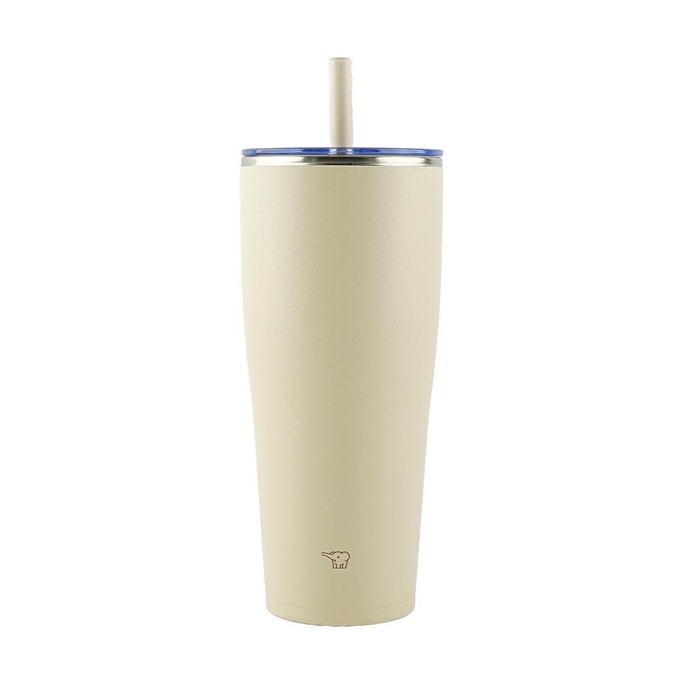 日本ZOJIRUSHI象印 不锈钢保温杯子 沙漠米色 850ml