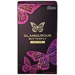 Glamourous Butterfly Condom Hot 1000 12pcs