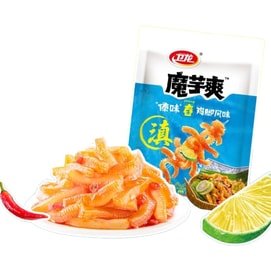 [New Arrival] Blue Konjac Snack Yunnan Specialty Dai-Flavor Passion Fruit Chicken Feet Spicy Strips, approx. 16g*10 bags