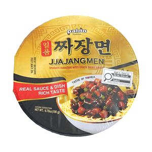 韩国PALDO八道 一品炸酱面 碗装 190g 【地道韩式风味】【浓郁真酱料包】