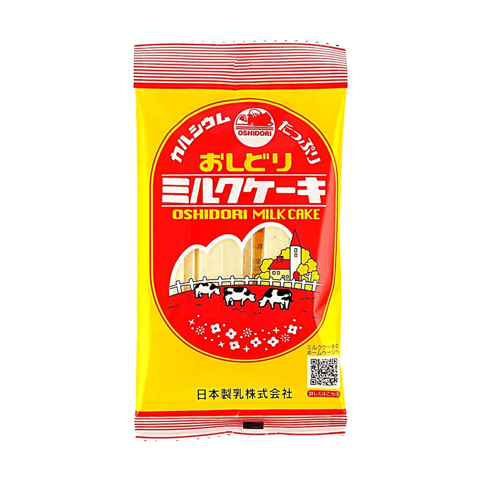 오시도리 밀크 케이크, 밀크 캔디, 45g (1.58oz)【단백질과 칼슘 풍부】
