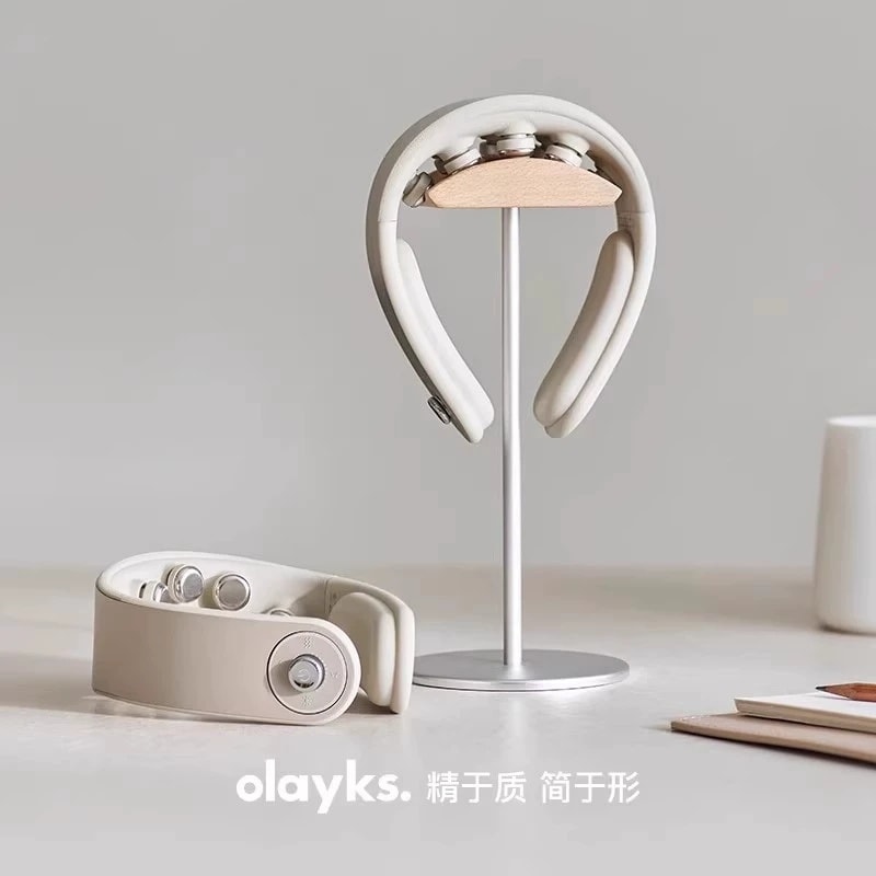 【中国直邮】 OLAYKS 颈椎按摩器肩颈按摩仪热敷脖子脉冲颈部按摩仪护颈仪 一个装