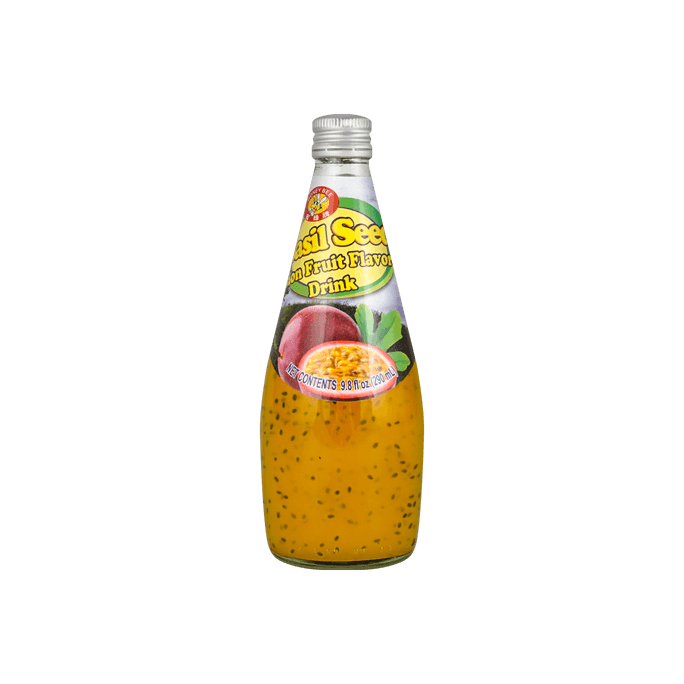 Basil Seed Passion Fruit Flavor Juice Drink 9.8 fl oz