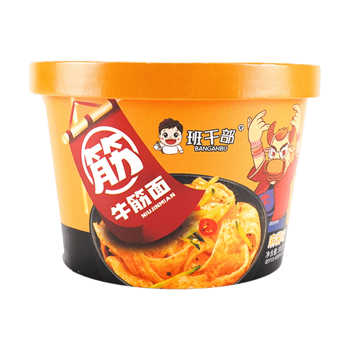 쇠고기 힘줄 국수 참깨 소스 맛, 튀기지 않은 즉석, 101g