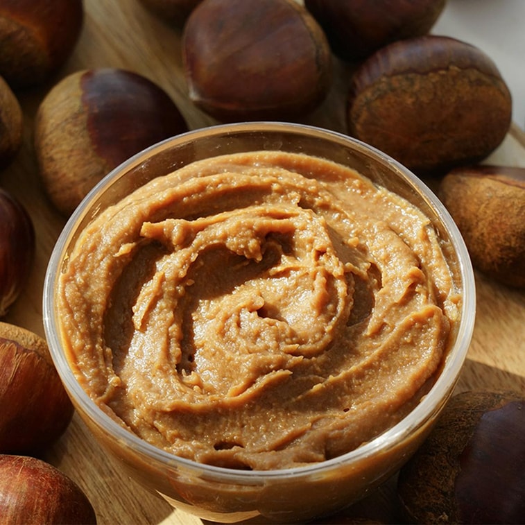 Black Tea Chestnut Sauce, 8.11 oz 【For Coffee, Yogurt, Baking, Toast And Bread】 6