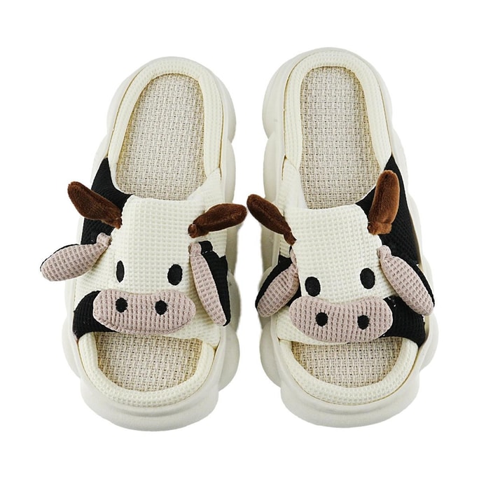 Slippers House Slides Cow Size 39