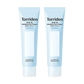 다이브인 워터리 모이스처 선크림, SPF50+ PA++++, 2.03 * 2 fl oz, 【0.68 fl oz 톤업 선스크린 2개 팩】
