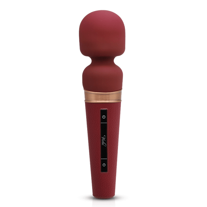 Viotec Titan AV Massage Vibrator - Burgundy Red