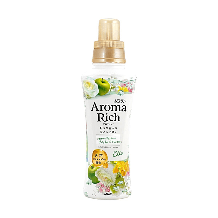 Lion Soflan Aroma Rich Fabric Perfume Softener, Anti-static, Anti-wrinkle, Antibacterial, Long-lasting Floral Scent #Ell 4