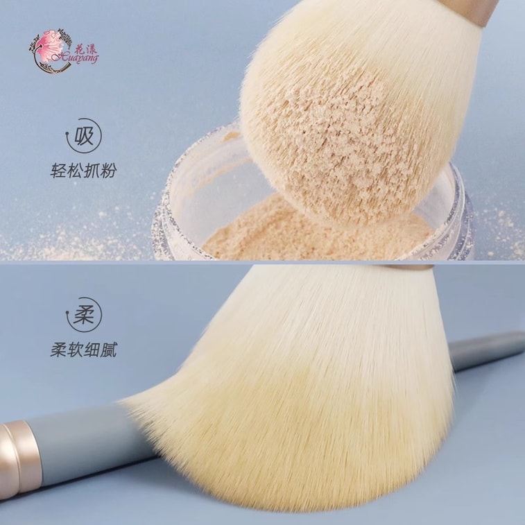 Makeup Brush Set Brushes Cangzhou Soft Loose Powder Brush Eyeshadow Haze Blue 10Pcs 4
