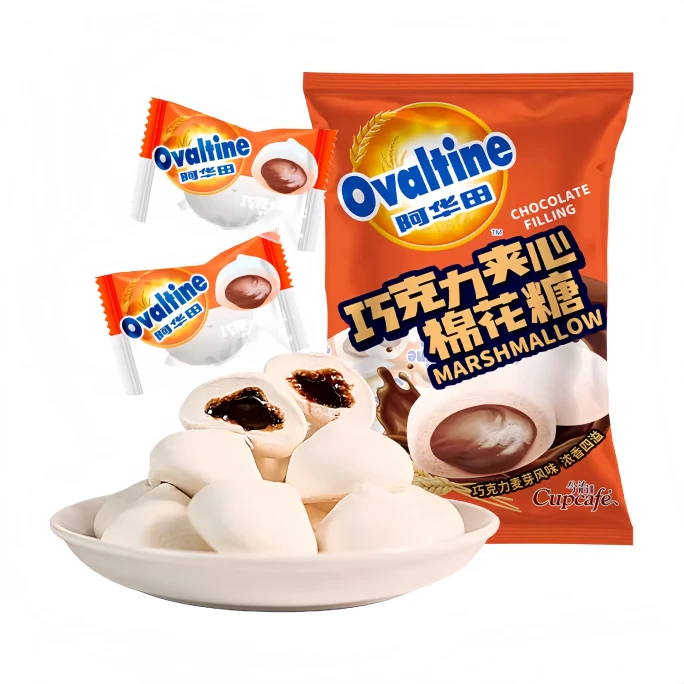 Chocolate filled marshmallows 90g*1 pack