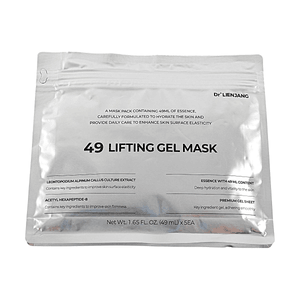49 Lifting Gel Mask 5 Sheets 49ml High-Concentrate Essence HYM Technology Stem Cell Peptide Collagen【Firming Lifting Ela