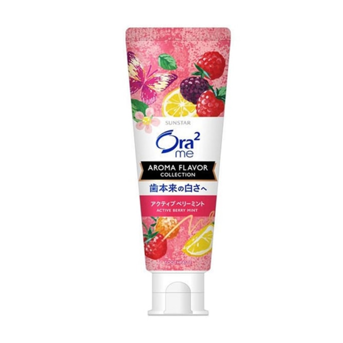 Ora2 Aura Two Me Fragrance Series Toothpaste Berry Mint Flavor 130g