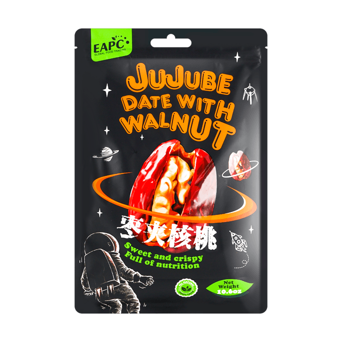 Jujube Dates Stuffed with Walnuts, 10.58oz