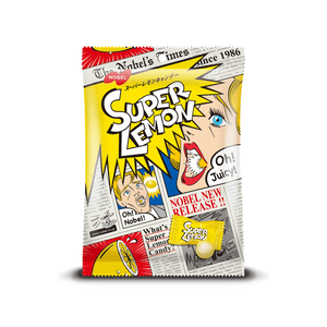 【日本直邮】 日本 诺贝尔制菓 诺贝尔 超级柠檬糖系列 硬糖 80g