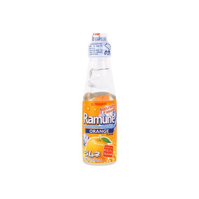 Ramune Soda Orange Flavor 6.76 fl oz