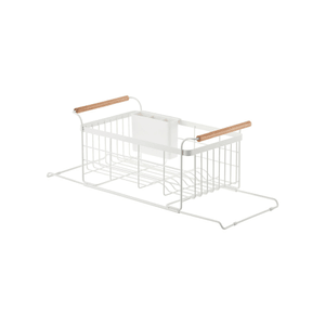 Over-the-Sink Dish Rack - Steel + Wood 1 piece