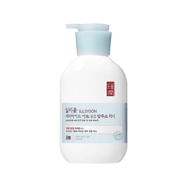 韩国ILLIYOON一理润 神经酰胺6.0保湿美白沐浴乳 500ml 保湿祛干纹 敏感肌适用 不起痘 全智贤代言 6