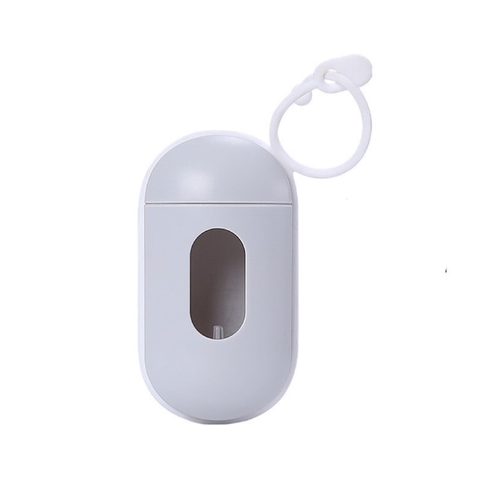 Pet Poop Bag Trash Box Dog Waste Bag Dispenser 1pc Grey