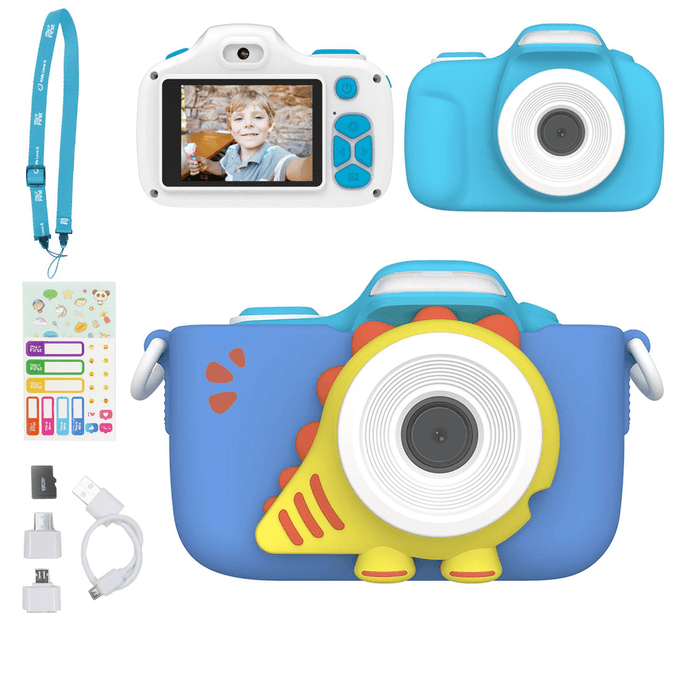 Kid's HD Digital Camera   Shockproof Case   Camera 3   Blue