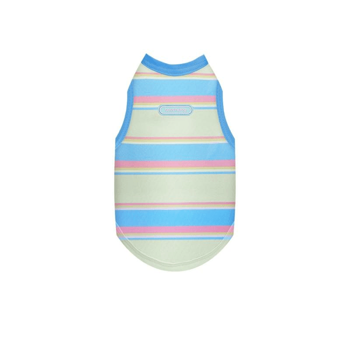 [중국 직배송] 터치독 강아지 자외선 차단 슈트, 스트라이프, 민트 그린, 사이즈 S (강아지 자외선 차단 슈트)