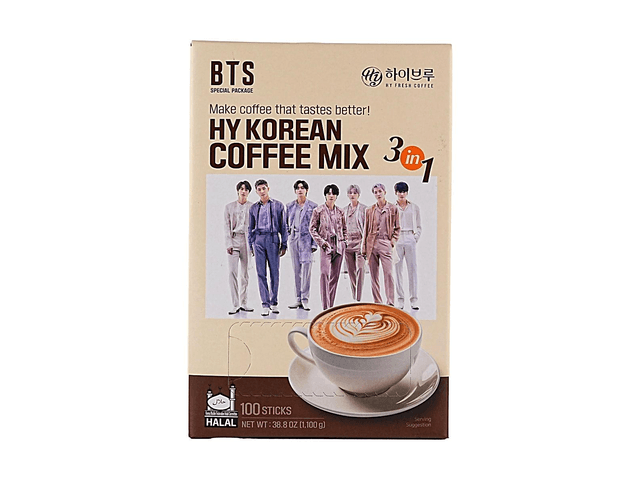 HYCOFFEE BTSコラボレーション 3in1コーヒーミックス 100本入り 38.8
