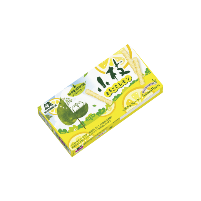 Lemon Flavor Chocolate Crisp Bars 4pcs x 11pcs