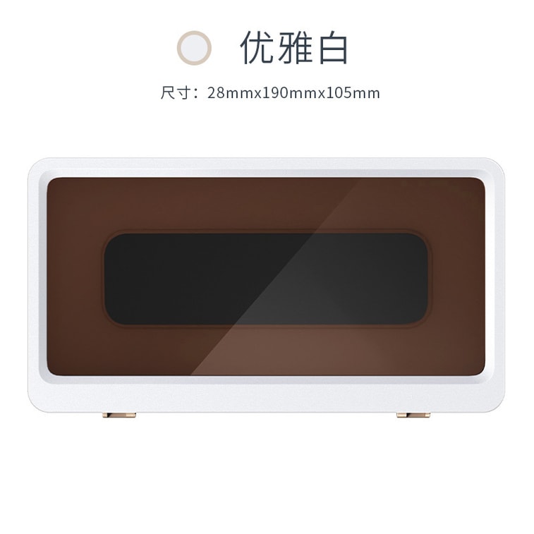 【中國直郵】FaSoLa 防水手機盒 優雅白1個 高透防霧 可觸控螢幕壁掛手機架 5