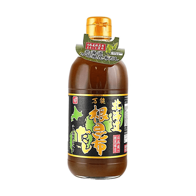 홋카이도 만능 다시마 가쓰오 국물, 16.91 fl oz【된장국, 전골, 면 요리를 위한 농축 다시 육수】