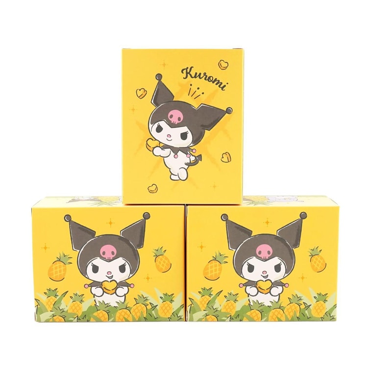 台湾红樱花 KUROMI 心型凤梨酥 6枚入 180g【附赠库洛米造型瓷盘*1】【人气伴手礼】 5