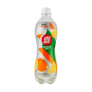 Unsweetened Tangerine Lemon Flavor Soda, 18.59 fl oz【0 Sugar 0 Fat】