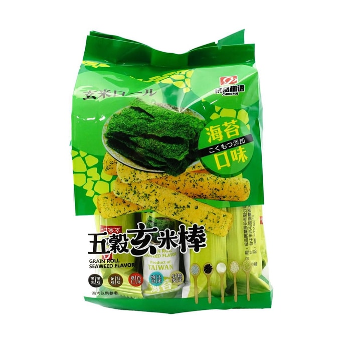 台灣成品物語 五穀玄米棒 糙米卷 海苔味 158g