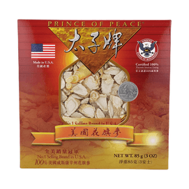 American Wisconsin Ginseng GBW Certified Ginseng Slice 3oz/ 85g Nutritious No.1 Selling Brand in USA Old Brand Senior Gift for Christmas /Thanksgiving