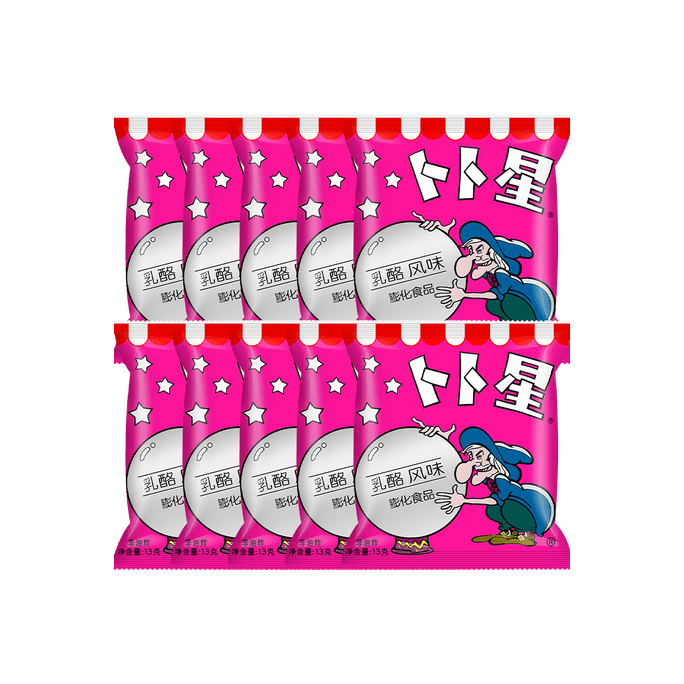 【Value Pack】Puffed Snack Cheese Flavor 13g*10