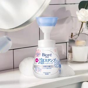 BIORE Foam Stamp Hand Soap Claw Type Citrus Fragrance, 8.1 fl oz