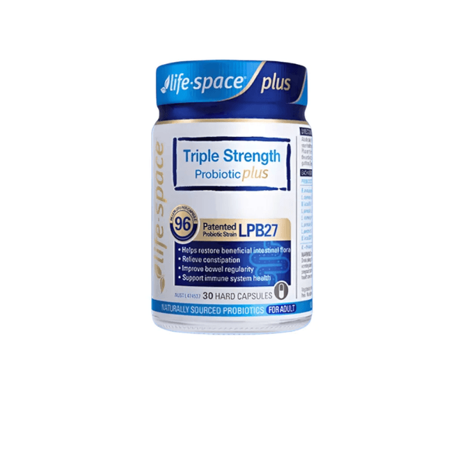 [홍콩 직배송] 라이프 스페이스 오스트레일리아 신제품 업그레이드 프로바이오틱스 캡슐 (30캡슐) - 소화 기능 지원, 배변 활동 촉진, 장내 미생물 균형 유지 - 성인 필수품 [생균 640억 마리 + 15종]