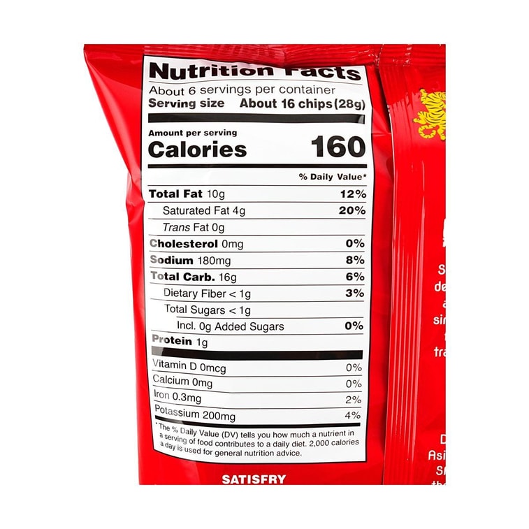 Satisfry Asian BBQ Flavor Potato Chips, 5.9 oz 3